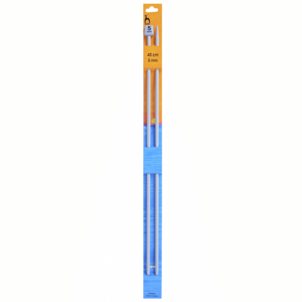 Pony Knitting Needles - 5mm x 40cm 1