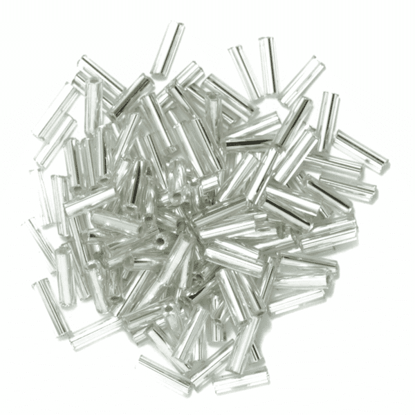 Craft Factory - Bugle Beads - Silver 1